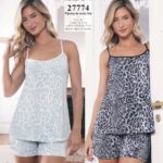 Lencatex 27774E Pijama jersey estampado. Talles 5 y 6