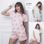 Lencatex 27757E Pijama jersey estampado. Talles 5 y 6