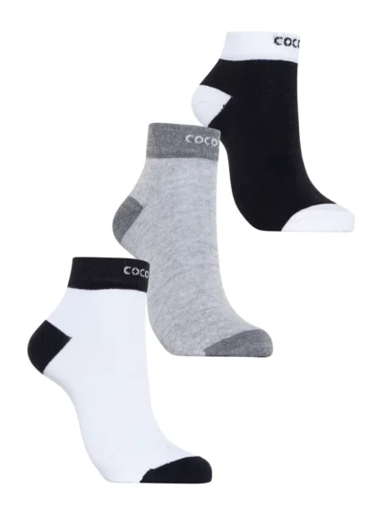 Media deportiva corta COCOT - Pack x3 (3036.3) PRECIO EXPRESADO POR UNIDAD
