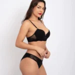 48 - NATUBEL- Conjunto taza soft con base de algodón y lycra y puntilla con vedetina.