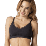 Top Taza Desmontable Con Puntilla Negro Cocot 6007