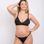 NATUBEL ART. 73 - CONJUNTO TRIANGULO BRALETTE DE MORLEY CON LESS REGU