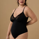 Body de Microfibra Reforzada con Aro y Puntilla Art. 1473