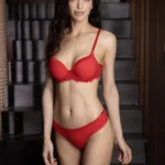 CONJUNTO TASA SOFT ARMADO CON BASE Y ARO MICROFIBRA CON VIVO DE RASO Y PUNTILLA. AUMENTA EL VOLUMEN.