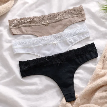Colaless PACK X3-Algodon- Essential Lace Vol. 09- Talle: L/XL