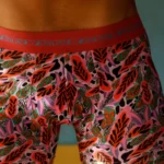 BOXER ESTAMPADO HOJAS ALGODON Y LYCRA XY (XY1305)