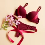CONJUNTO TAZA SOFT CON ARO Y PUSH UP BOMBACHA COLALESS CINTA DE RAZO