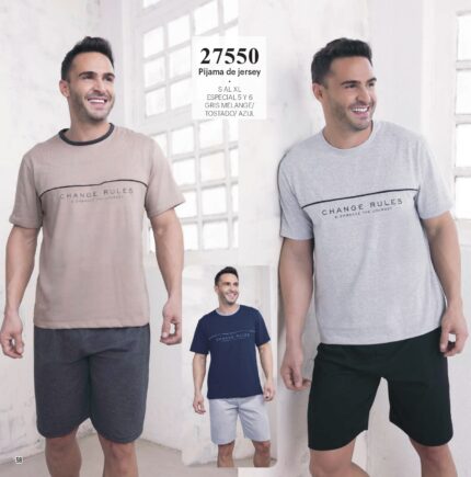 Lencatex 27550 Pijama jersey estampado