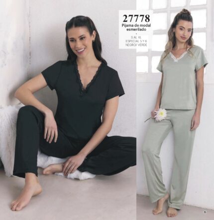 Lencatex 27778E Pijama jersey estampado. Talles 5 y 6