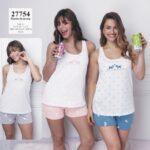 Lencatex 27754E Pijama jersey estampado. Talles 5 y 6
