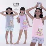 Lencatex 27752E Pijama jersey estampado. Talles 10 al 16