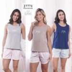 Lencatex 27771E Pijama jersey estampado. Talles 5 y 6