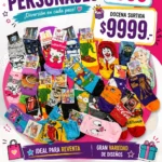 Medias personajes por unidad $ 999 Docena surtida $ 9999.-