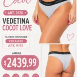 Cocot Art. 9170 Vedetina Cocot Love tambien disponible en colaless Art. 9174 ambas 