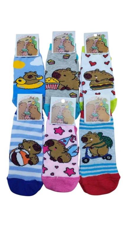 Medias capibara/intensamente por unidad $ 999 Docena surtida